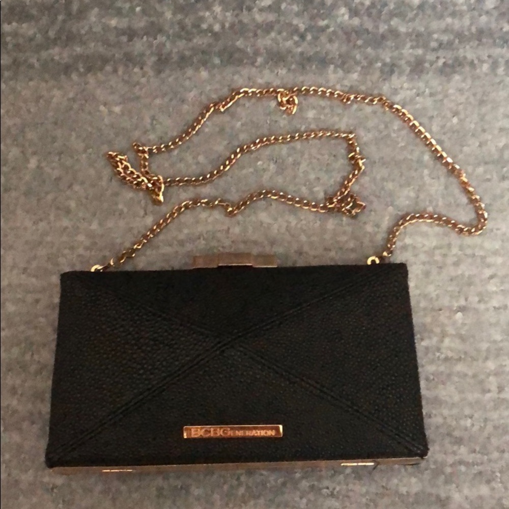 BCBGENERATION Black Clutch/Crossbody